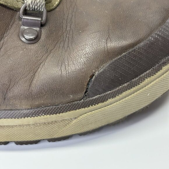 Merrell Black Slate Leather Hiking Boots Mens Size 8 Lace Up Select Warm J23627 - Picture 2 of 13